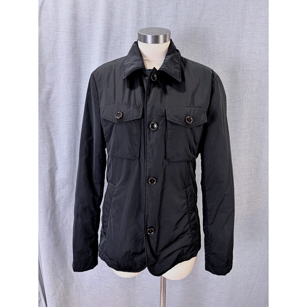 BOSS Hugo Boss Men's Black Technical Utility Field Jacket 36R